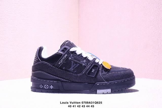 Genuine Louis Vuitton Trainer Sneaker Low New Lv Louis Vuitton Casual Sports Cu