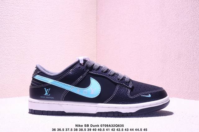 Overseas hit limited sale! Nike SB Dunk Low "Lv co-branded Tiffany Blue" annive