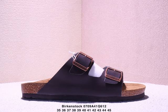 Birkenstock Birkenstock half-slip series Chrome Hearts double buckle metal buckl