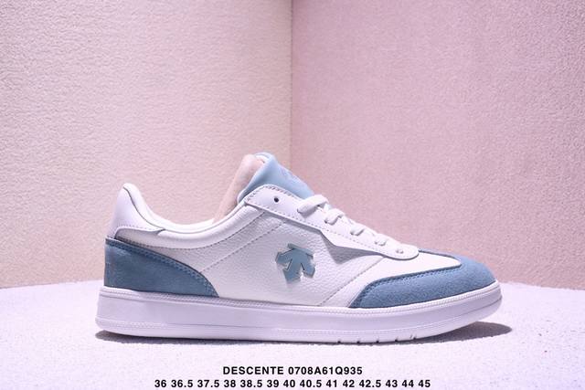 Company-level Descente Chron Court Sb Retro lightweight wear-resistant low-top