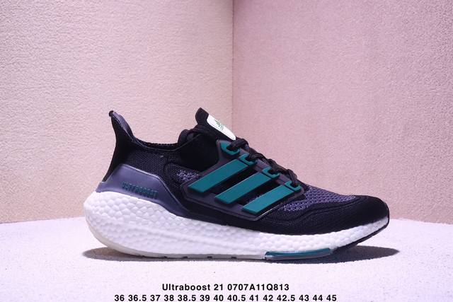Company-level Adidas Ultraboost 21 wear-resistant and shock-absorbing casual sp
