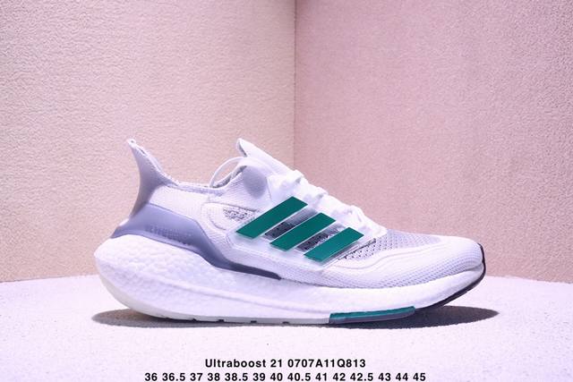 Company-level Adidas Ultraboost 21 wear-resistant and shock-absorbing casual sp