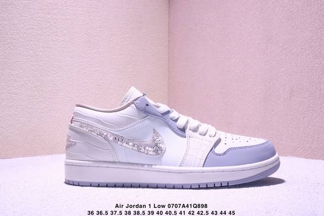 Nike Air Jordan 1 Low Aj1 low-top casual sneakers synchronized with the official