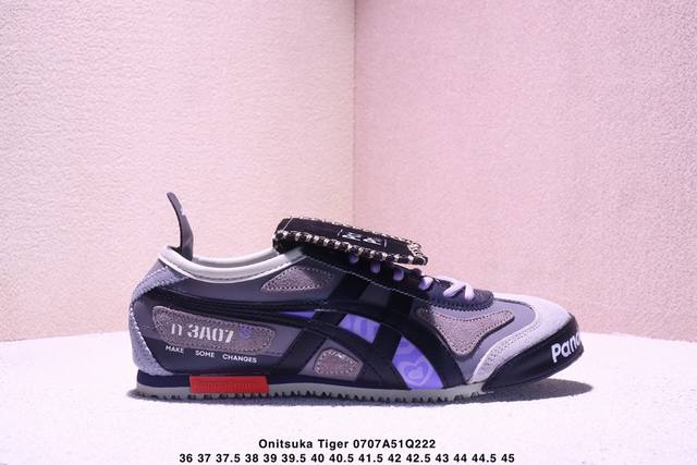 Custom sneakers Onitsuka Tiger Mexico 66 Panda Prank Wave Fishing Hand Arashino