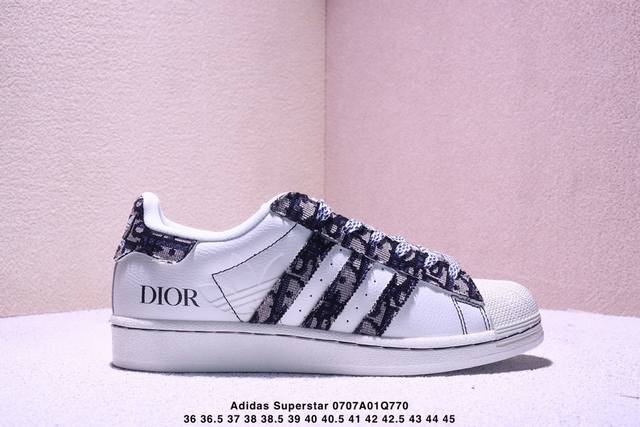 Company-level Adidas Adidas Originals Superstar Shell Head Series Low-top Class