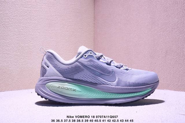 genuine half size Nike Vomero 18 comfortable shock-absorbing and non-slip low-t