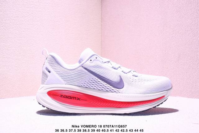 Genuine half size Nike Vomero 18 comfortable shock-absorbing and non-slip low-t