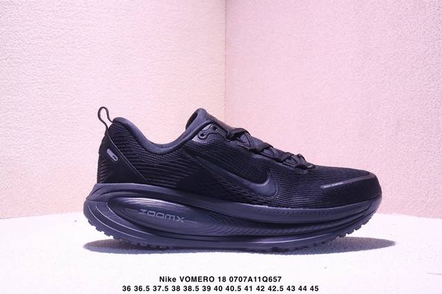 True half size Nike Vomero 18 comfortable shock-absorbing and non-slip low-top