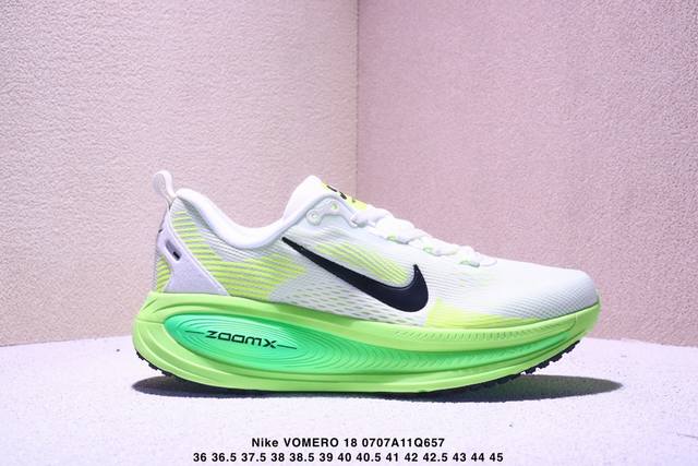genuine half size Nike Vomero 18 comfortable shock-absorbing and non-slip low-t