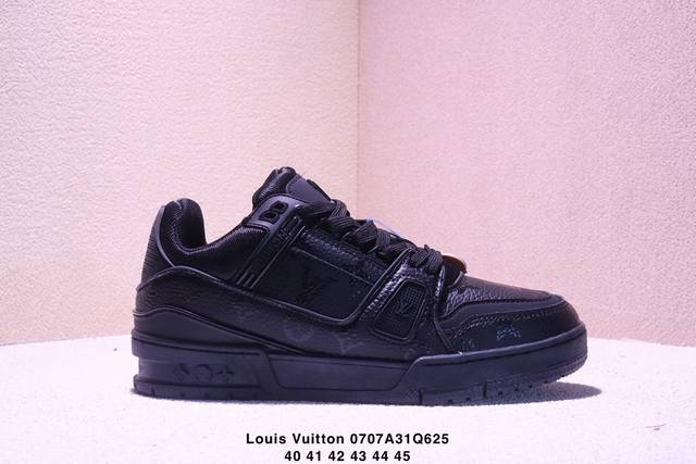 Genuine Louis Vuitton Trainer Sneaker Low New Lv Louis Vuitton Casual Sports Cu