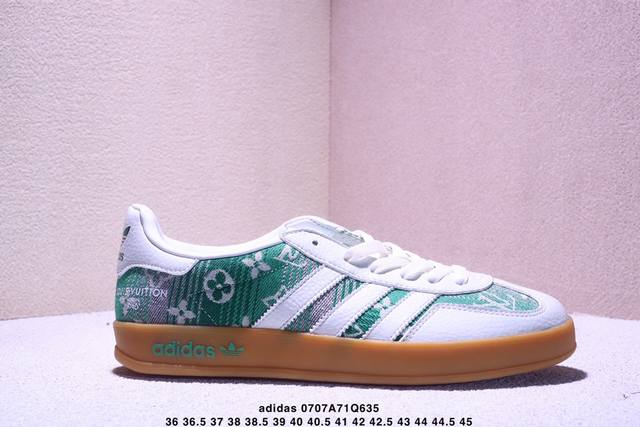 Adidas Dexun Shoes "Lv Joint-Green Gray Denim" high-end custom factory pure orig