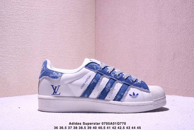 Company-level Adidas Adidas Clover Originals Superstar Shell Head Series Low-to