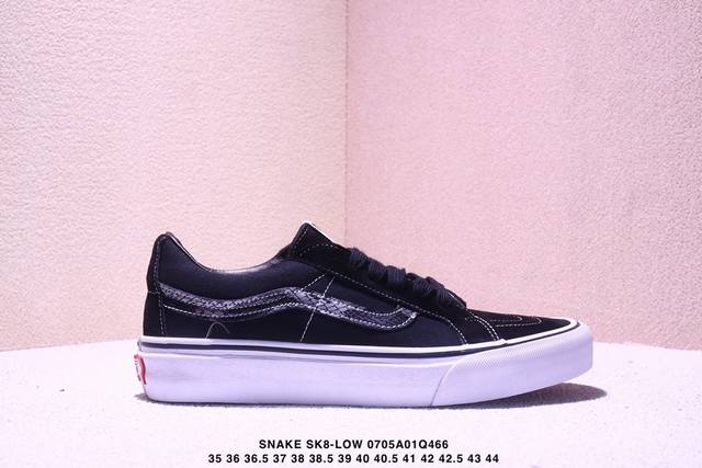 Genuine Vans men's shoes Snake Sk8-Low Reissue Sf snakeskin pattern low-top can