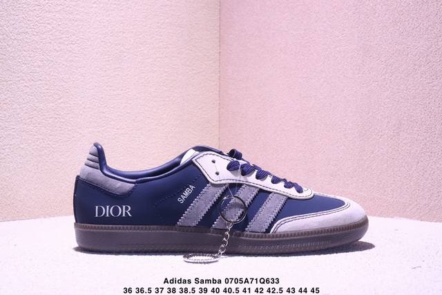 Corporate-level Adidas Originals Samba Og 'Diy' Samba series Dior joint summer