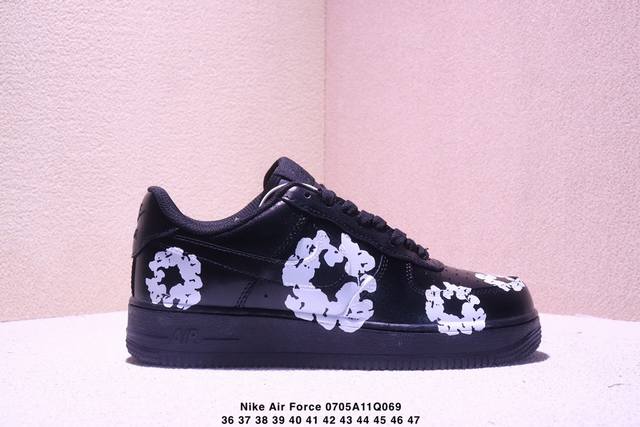 Nike Nike uses soft lychee-grain cowhide leather upper material Nike Wmns Air Fo