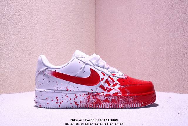 Nike Nike uses soft lychee-grain cowhide leather upper material Nike Wmns Air Fo