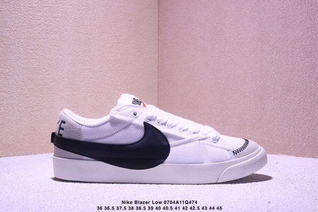 Nk Blazer Low'77 Jumbo Classic versatile low-top pioneer casual sports sneakers