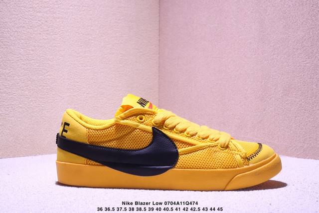 Nk Blazer Low'77 Jumbo Classic versatile low-top pioneer casual sports sneakers