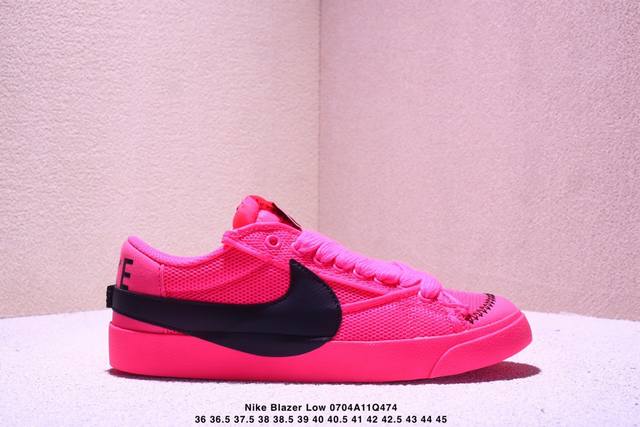 Nk Blazer Low'77 Jumbo Classic versatile low-top pioneer casual sports sneakers