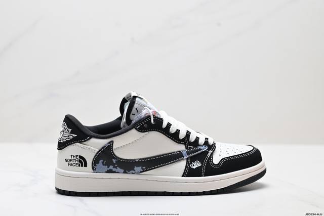 Corporate Nike Air Jordan 1 X Travis Scott Aj1 Inverted Hook Joe One Inverted H