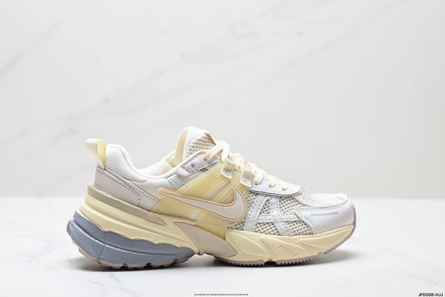 Corporate-level Nike V2K Run running shoes, retro style, mesh breathable sports