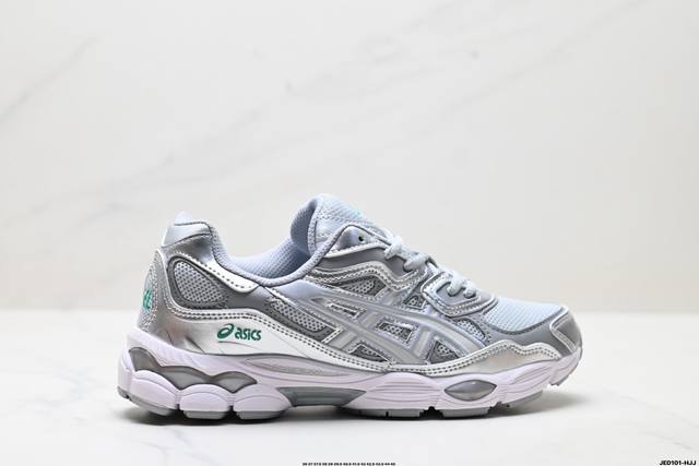 Company-level Asics Gel-Nyc Asics breathable mesh upper with some synthetic lea