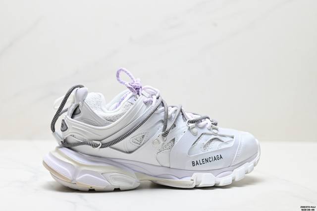 Company-level Balenciaga Track Trail round-toe lace-up low-top retro dad shoes