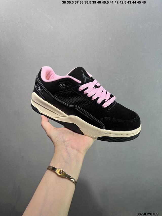 Who Decides War x Nike Jordan Flight Court Ate with non-slip wear-resistant low-