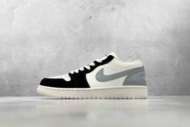 Jordan Air Jordan 1 Low White Gray Black Item No.: Io2242-101 Size: 36 36.5 37 3
