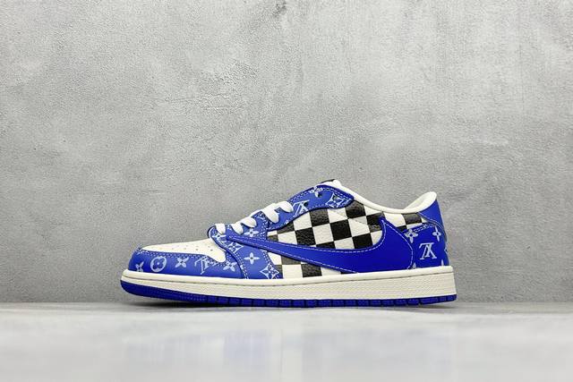 1892056FFF #Travis Scott X Fragment Design X Air Jordan 1 Low Og Sp Aj1 Qiao 1 L