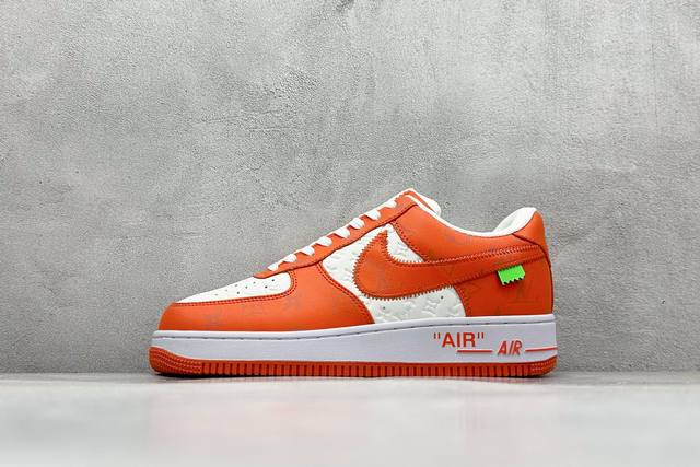 Lv X Air Force 1 Low joint print Original last and original cardboard create a p