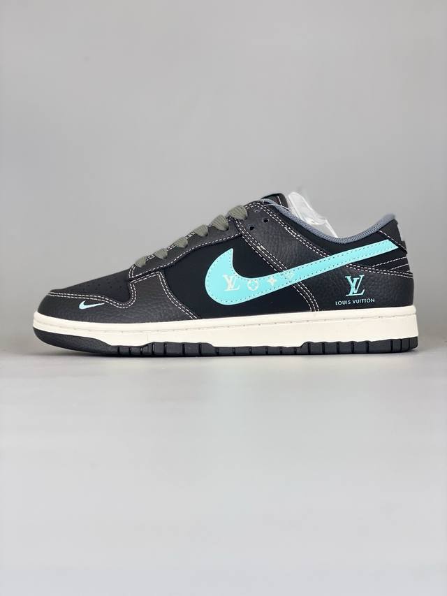 Overseas hit limited edition! Nike SB Dunk Low "Lv co-branded Tiffany Blue" ann