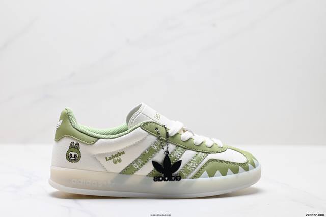 Corporate level Adidas Originals Gazelle Indoor 'Diy' custom series Adidas Tref