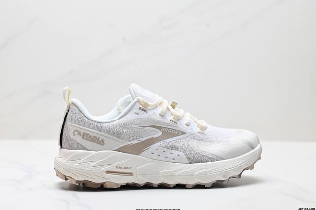 Corporate-level Brooks Cascadia 18 non-slip breathable low-top running shoes It