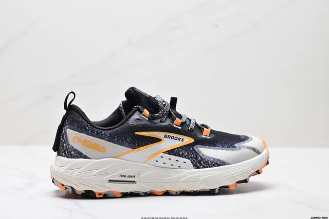 Corporate-level Brooks Cascadia 18 non-slip breathable low-top running shoes It