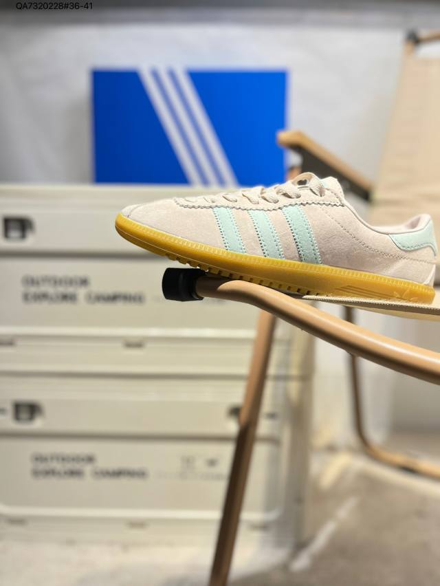 Adidas Originals Bermuda suede non-slip wear-resistant lightweight low-top sneak