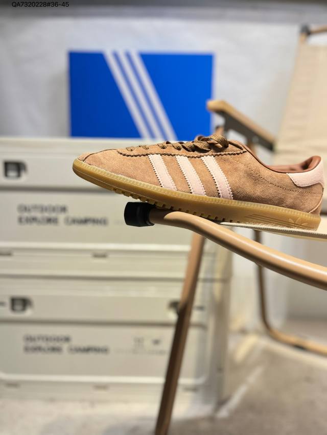 Adidas Originals Bermuda suede non-slip wear-resistant lightweight low-top sneak