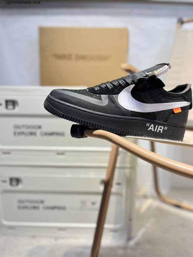 Nike Air Force 1 '07 Air Force One mesh mid-top versatile casual sports shoes.