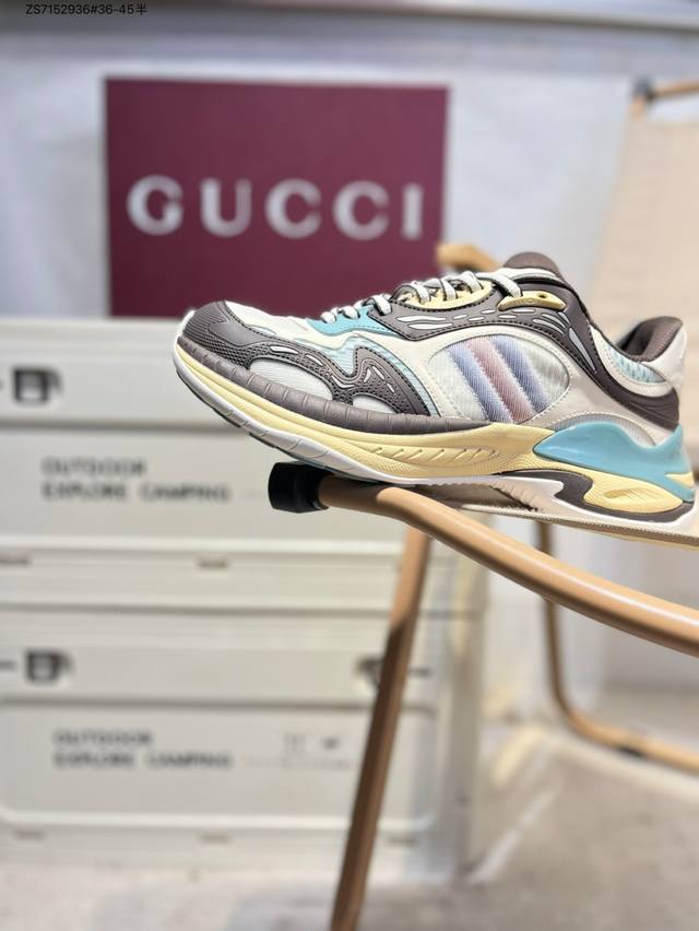 Guangdong original factory# Gucci Distressed Screener Sneaker Gucci classic pro