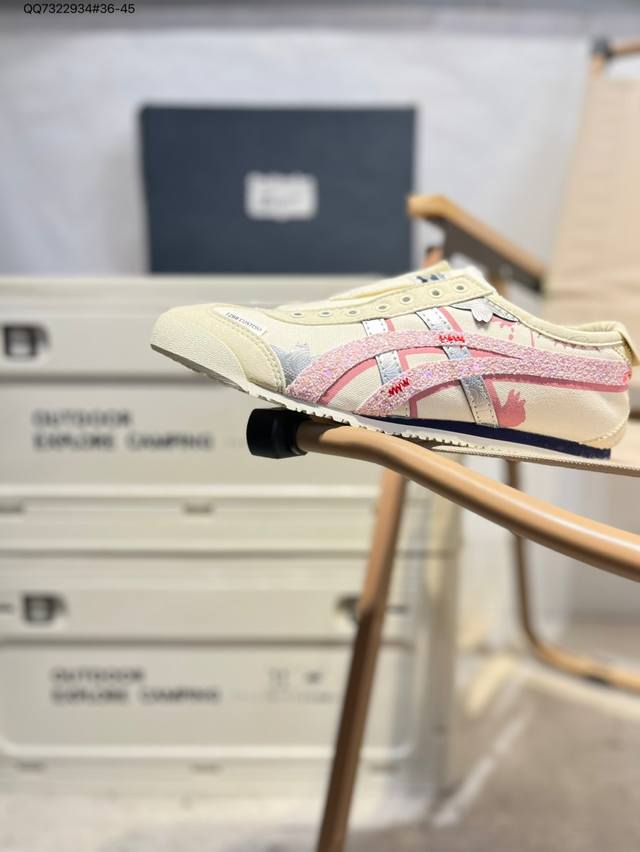 Customized# Onitsuka Tiger Mexico 66 Onitsuka Tiger Mexico upgraded series low-t