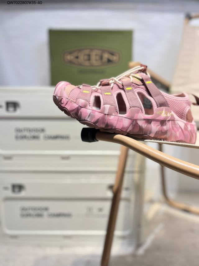 Popular outdoor casual shoe brand-Keen Uneek Flat-M flat-bottom braided elastic