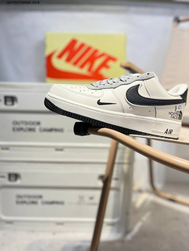 The North Face x Nike Air Force 1 '07 Air Force One versatile casual sports sho