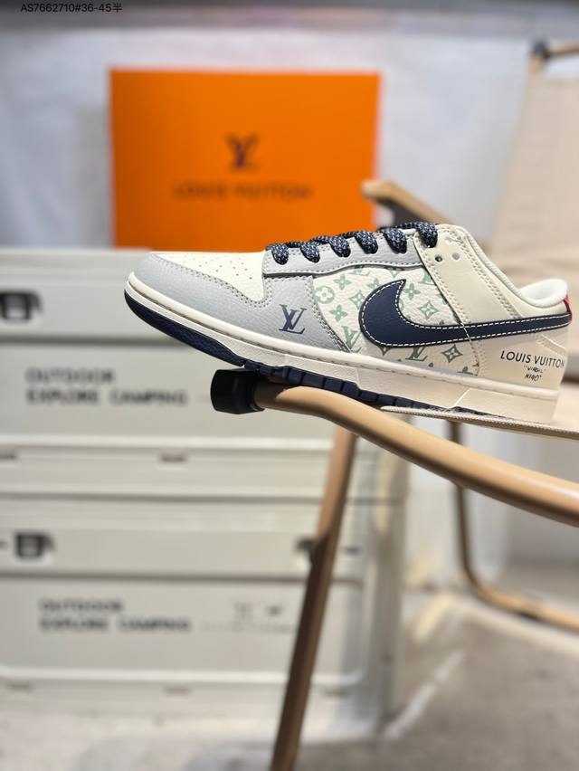 Lv X Nike Sb Dunk Low Made in a big factory Highly recommend the new color schem