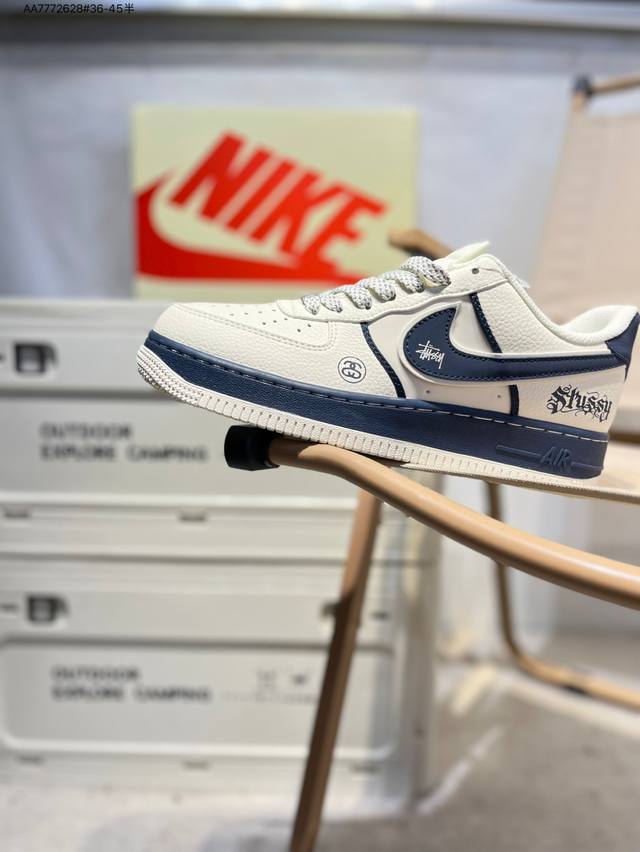 Nk Air Force 1'07 Low Air Force One low-top casual sneakers#Customized leather,