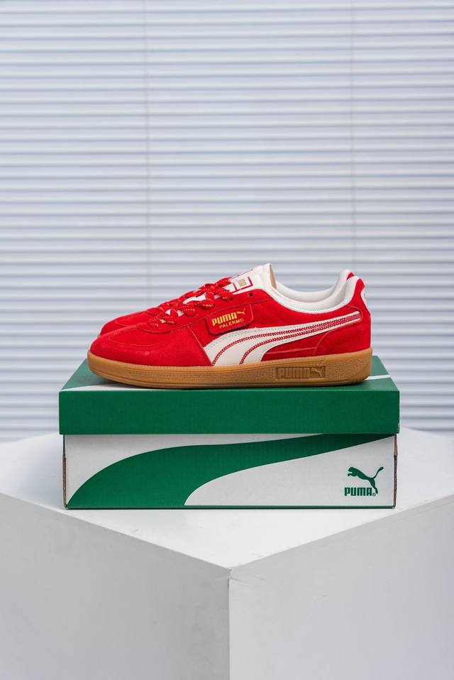 Core Private Puma Palermo Snaker Retro Item Puma Anti-slip Wear-resistant Low-to