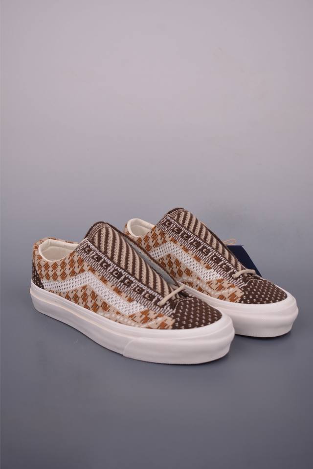 Vans Old Skool 36 Ek woven series Vans Premium high-end branch Comfortable and v