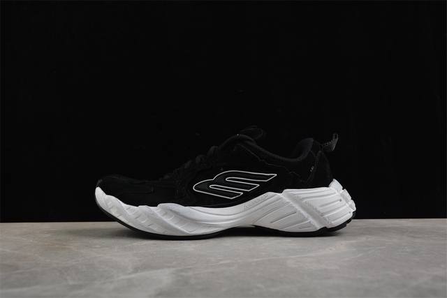 Balenciaga Monday Balenciaga cowhide round toe lace-up low-top lifestyle casual