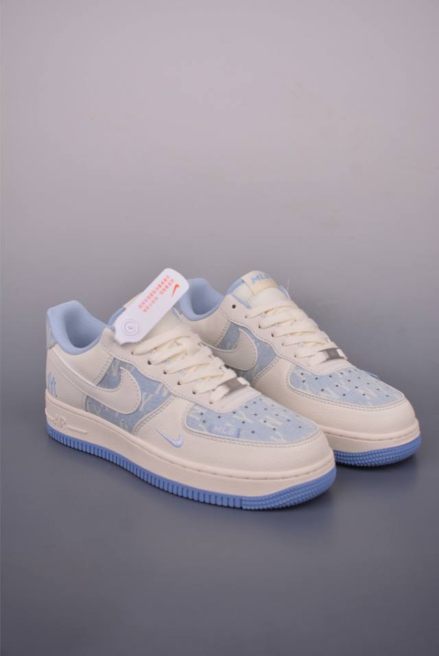 Nike Air Force 1 Low Mlb co-branded Original last and original cardboard to crea