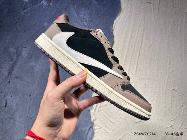 New product launch real shot Travis Scott X Air Jordan Aj1 Low Og Sp Ts joint i