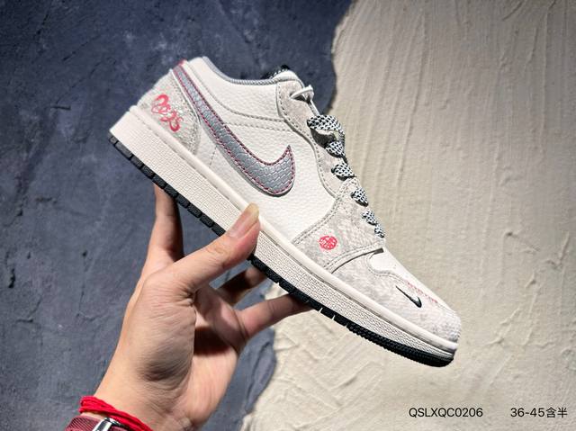 New product launch real shot Nike Air Jordan 1 Aj1 Qiao Yi mid-top casual sneak